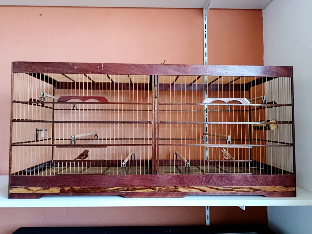 Grande cage en bois de Guyane